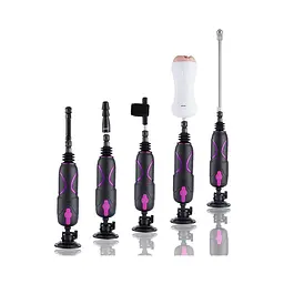 Набір адаптерів Hismith Luxury Kit KlicLok System Set для секс-машин - мініатюра 2