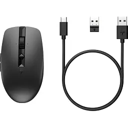 Комп'ютерна мишка бездротова HP 710 Rechargeable Silent 7 кн. up to 3000 dpi чорна (6E6F2AA)