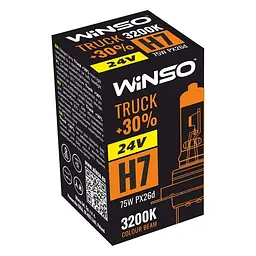 Автолампа галогенна Winso Truck + 30% / H7 / 75W / 24V / 1 шт (724700)