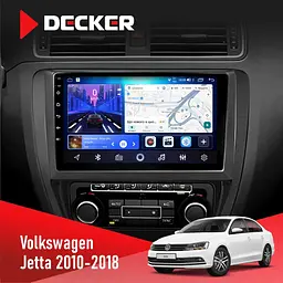 Штатна магнітола Volkswagen Jetta 2010-2018 Decker D10-006 4x64, 4G Decker (НФ-00009562)