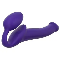 Безремневий страпон Strap-On-Me Violet M повністю регульований діаметр 3.3 см - мініатюра 2
