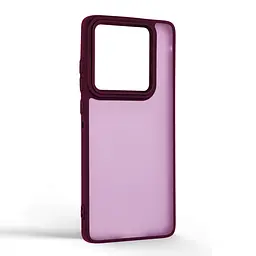 Противоударный чехол для Motorola Edge 60 Pro 5G, Frame, бордовый, панель-накладка, термополиуретан TPU + поликарбонат PC, защита всего корпуса, защита кнопок и камеры, устойчив к деформациям, ArmorStandart (ARM86092) - мініатюра 2