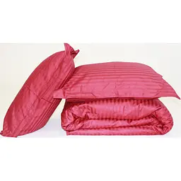 Постільна білизна MirSon SatinStripe 30-0018Red 200х220 Євро (2200005254516) - мініатюра 9