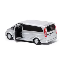 Автомодель Bburago Mercedes Benz Vito 1:32 срібляста (18-43028) - мініатюра 2