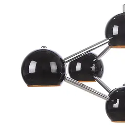 Люстра Brille молекула підвісна E14 40W BK (BL-317S/6) - мініатюра 2