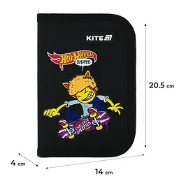Пенал Kite HW чорний (HW25-622-2) - мініатюра 3