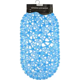 Килимок для ванної Eco Fabric Морська зірка 68х37 см прозоро-синій (6837-006) - мініатюра 3