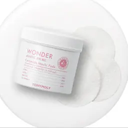 Пади зволожуючі для обличчя Tony Moly Wonder Ceramide Mochi Toner Pad, 70 шт. - мініатюра 3