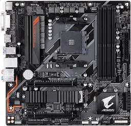 Материнська плата Gigabyte B450 Aorus M (B450 Aorus M) (Socket AM4, AMD B450, ATX) Б/в