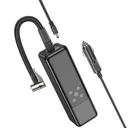 Автомобільний насос Hoco ZP5 May smart air pump Black - мініатюра 2