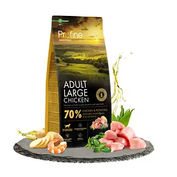 Корм сухий Profine Large Chicken and Potatoes для дорослих собак великих порід, з куркою та картоплею, 12 кг - мініатюра 2