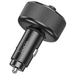 АЗП FM модулятор Hoco E82 Guerrero PD30W+QC3.0 (2USB-A/1C) Black - мініатюра 5
