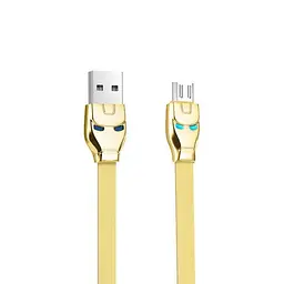 Кабель Hoco U14 Pisces Cable USB to MicroUSB 2,4A 1,2m Gold