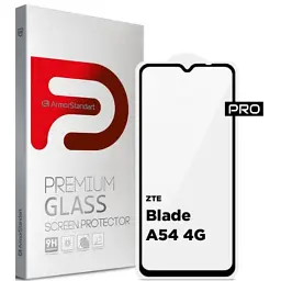 Скло захисне Armorstandart Pro ZTE Blade A54 4G Black (ARM70683)
