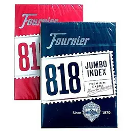 Карти гральні Fournier 818 Jumbo Index (red blue) (Р_КИФ818)