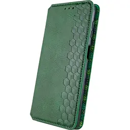 Чохол-книжка GETMAN Cubic Cover Case для Redmi 13C / Poco C65 Green [100965] - мініатюра 2