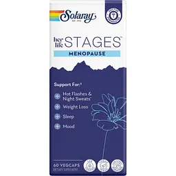 Комплекс для підтримки жіночого здоров'я при менопаузі Solaray Women's Health Menopause 60 вегетаріанських капсул (2023-10-2418) - мініатюра 2