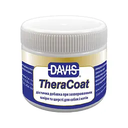 Davis TheraCoat девіс теракоут дієтична добавка для вовни собак та котів 0.075кг