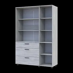 Шафа для одягу Doros Торн Сосна Натті 3 ДСП/3Ш (полиці) 135х51.6х200 (44900482) - мініатюра 6