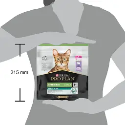 Сухий корм для стерилізованих котів Purina Pro Plan Sterilised Adult 1+ Renal Plus з індичкою 400 г (12372031) - мініатюра 3
