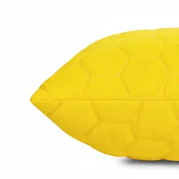 Подушка SunnyMood Ideia блискавкою гіпоалергенна жовта 50 х 70 см (8000036279) - мініатюра 2