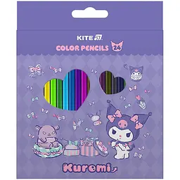 Олівці кольорові 24 кольорів Kite HK25-055 Kuromi