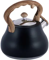 Чайник Whistling Kettle Black 2.7л зі свистком Kamille Ø16.5х23 см kuh0011096 - мініатюра 3