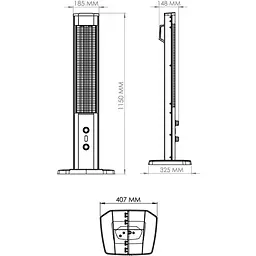 Обігрівач Delfa HI 22232 MICA V інфрачервоний - мініатюра 5