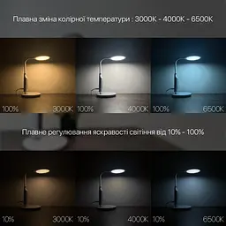 Світильник настільний LED STARLINK 10W 3000-6000К чорний Violux ( 530103 ) - мініатюра 6