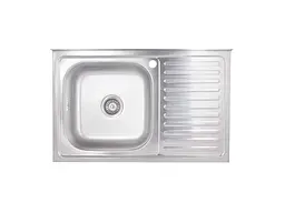 Мийка накладна Brinex 500х800х160мм 1 5080-L, Satin 0,6мм BRIN5080LSAT06
