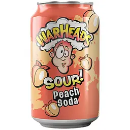 Газований напій Warheads Sour Peach Soda 330 мл