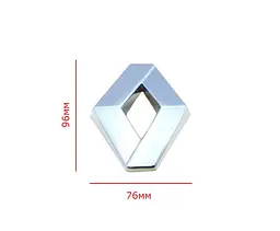 Емблема решітки Renault з напрямними 96х76 мм 171003 - мініатюра 2