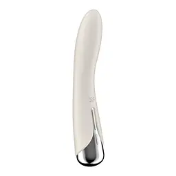Вібратор точки G з обертанням Satisfyer Spinning Vibe 1 Beige, 2 мотори - мініатюра 5