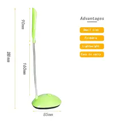 Настільний світильник на батарейках 3хААА "LED DESK Light X-7188" Салатовий, LED лампа настільна (ST) - мініатюра 8
