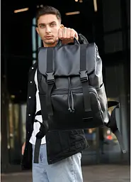 Чоловічий рюкзак Sambag Loft Zard чорний 46 х 28 х 13 см (22618001m) - мініатюра 3
