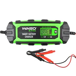Зарядний пристрій АКБ Winso Pro 12V, 6A LCD(139510)