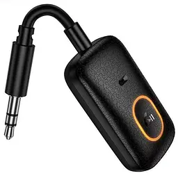 Bluetooth аудіо ресивер/трансмітер Hoco E 151 Graceful (AUX 3.5 mm) Black - мініатюра 2