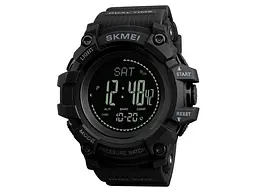 Чоловічий наручний годинник 1358 Black Smart Watch Compass Skmei acs0030791 - мініатюра 2