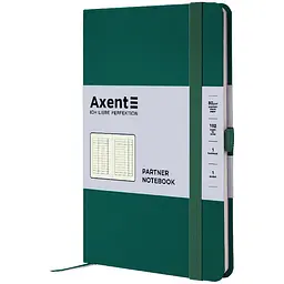 Книга записна Axent Partner A5- в клітинку 96 аркушів зелений ліс (8201-61-A)