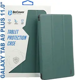 Чохол до планшета BeCover Soft Edge stylus holder Samsung Tab A9 Plus SM-X210/SM-X215/SM-X216 11.0" Dark Green (710368)