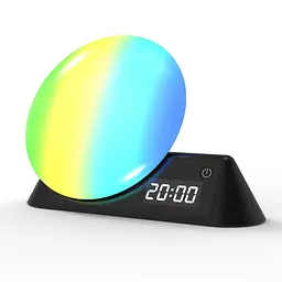 Розумний смарт будильник нічний wake-up light лампа з імітацією світанку і led підсвічуванням Bolong teh0032227 - мініатюра 5
