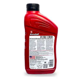 Моторна олива Kendall GT-1 MAX Premium Full-Synthetic 5w-20, 0,946 л. - мініатюра 3