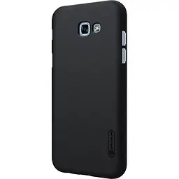 Чохол-накладка Nillkin Super Frosted Shield Samsung Galaxy A3 A320F 2017 Black - мініатюра 4