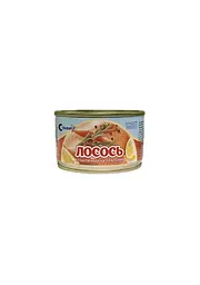 Лосось атлантичний натуральний 240 г