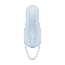 Вакуумний стимулятор клітора з вібрацією Satisfyer Pocket Pro 1 блакитний - мініатюра 4