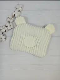 Дитяча ортопедична подушка 24×32 для новонароджених a.l.babybox Зайчикова казка Молочний - мініатюра 2