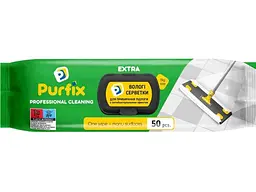 Серветки вологі для швабри PURFIX 50шт EXTRA