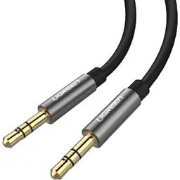 Кабель мультимедійний 3.5mm M to 3.5mm M 2.0m AV119 black Ugreen (10735)