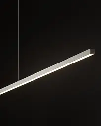 Підвісний світильник, люстра Nowodvorski 11581 Bar LED M 1x32W 3000K 2000Lm IP20 Білий - мініатюра 4