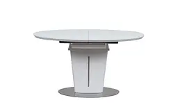 Стіл обідній Prestol Єва розкладний 140/180х90х76 см білий - мініатюра 2